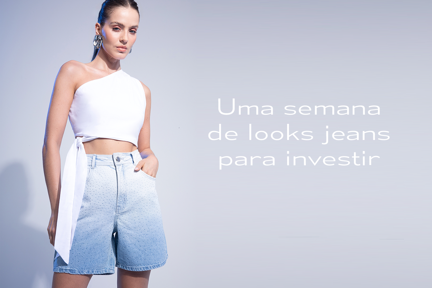 Uma semana de looks jeans para investir!